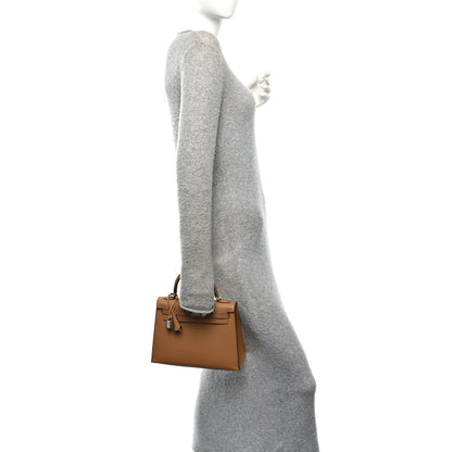 Hermes Epsom Kelly Sellier 25 Biscuit 2 of 13