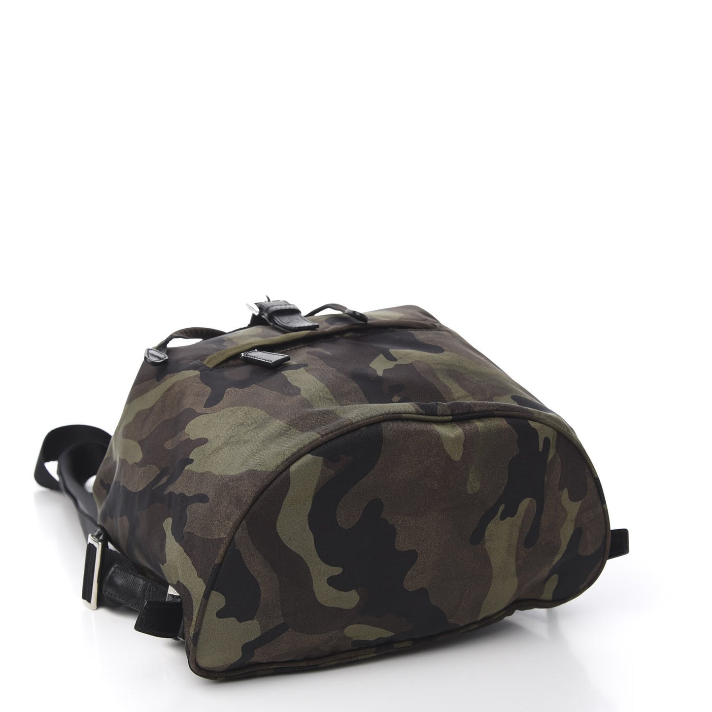 Tessuto Nylon Camouflage Print Cinch Backpack Mimetico