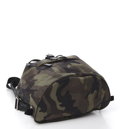 Prada Tessuto Nylon Camouflage Print Cinch Backpack Mimetico 3 of 8