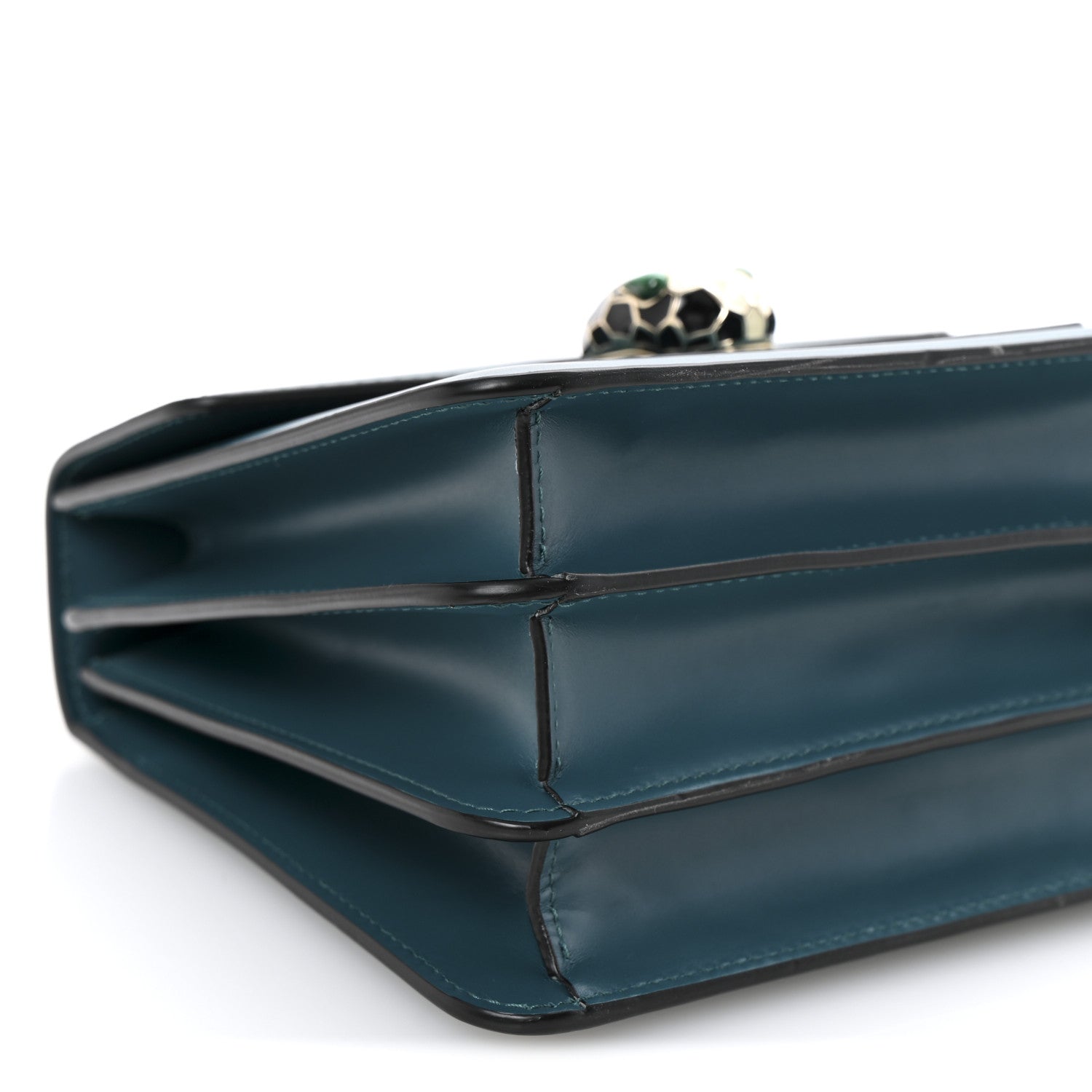 Bulgari Calfskin Serpenti Forever Top Handle Emerald Green 9 of 11