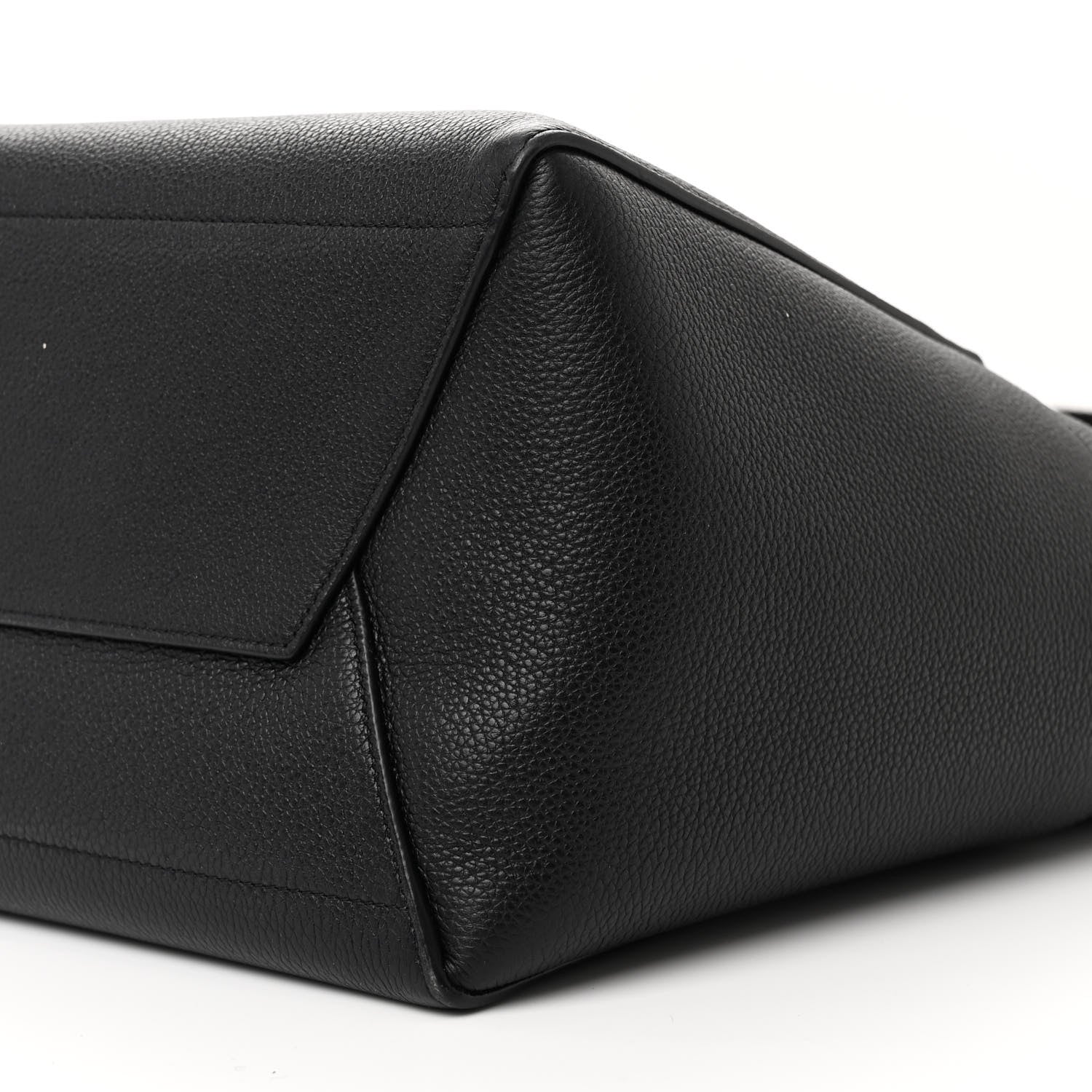 Celine Soft Grained Calfskin Sangle Bucket Bag Black 9 of 13