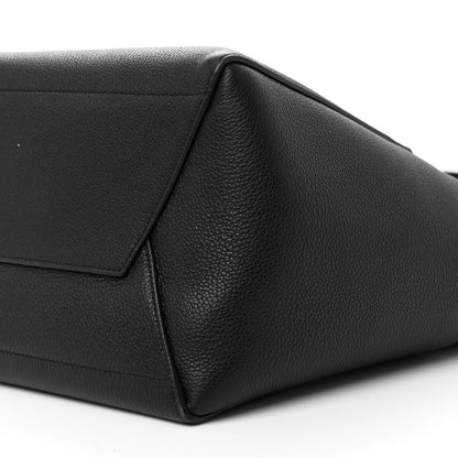 Celine Soft Grained Calfskin Sangle Bucket Bag Black 9 of 13