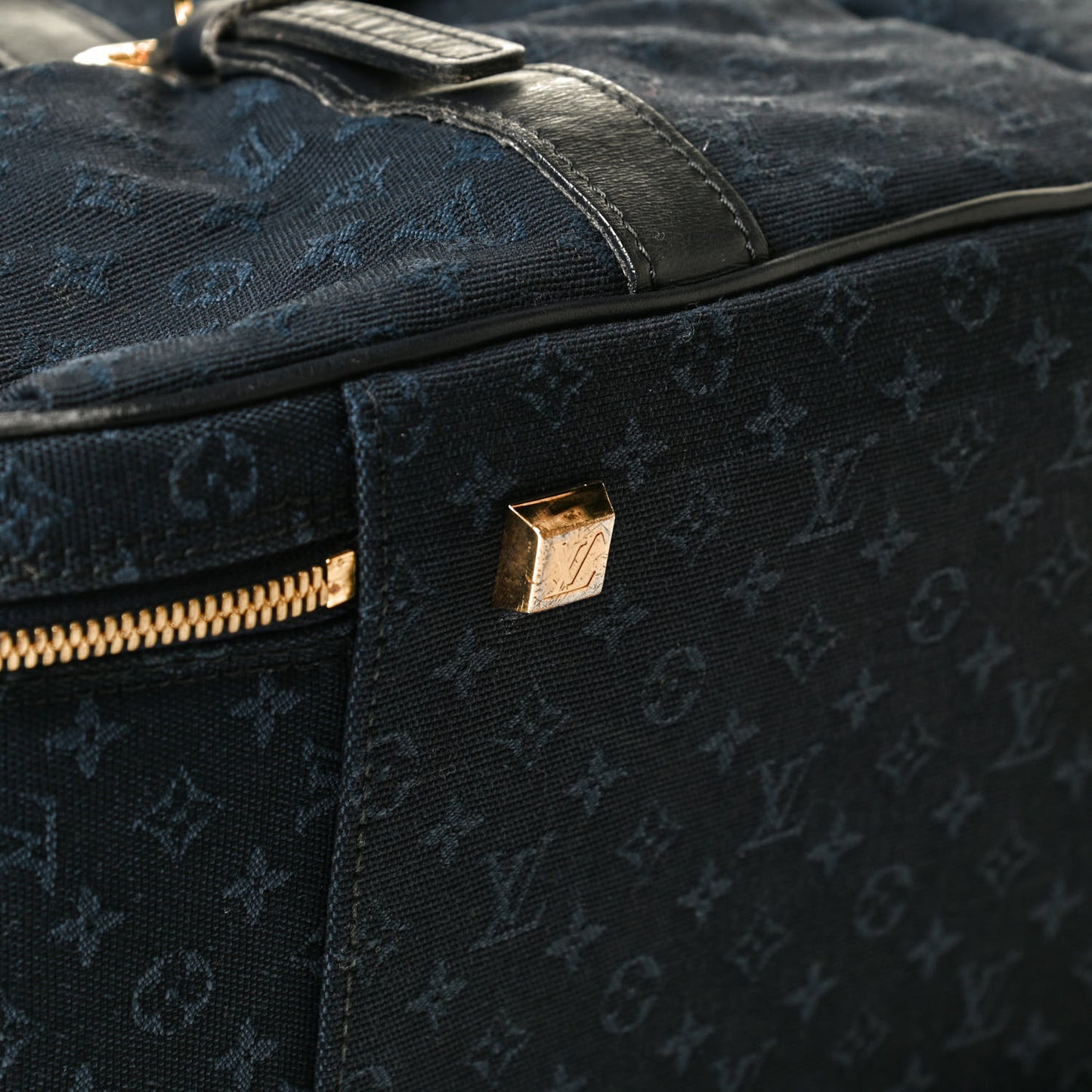 Mini Lin Monogram Louise Blue
