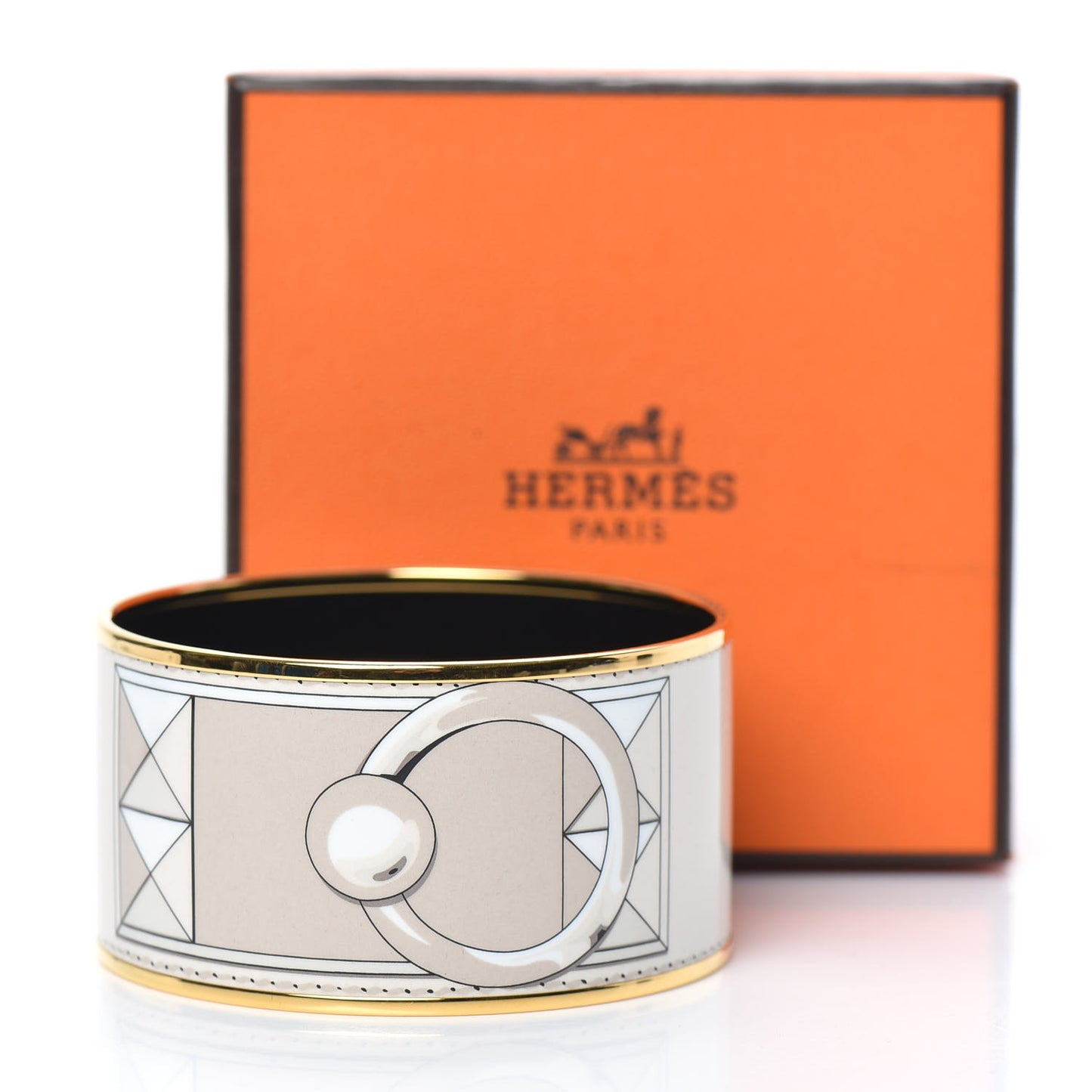 Enamel Printed Collier De Chien Extra Wide Bracelet 62