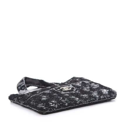 Chanel Sequin CC Evening Bag Black 4 of 12