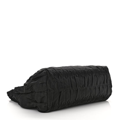 Prada Tessuto Nylon Gaufre Tote Black 3 of 10