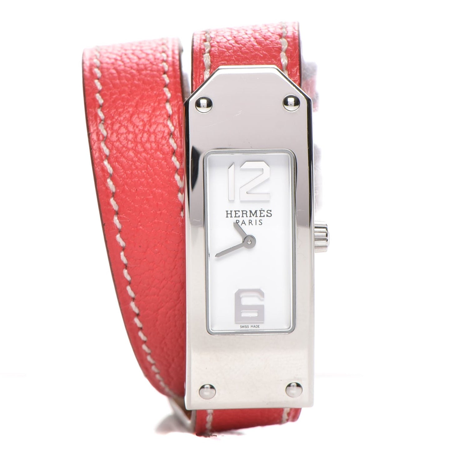 Stainless Steel Chevre Mysore 15mm Kelly II Double Tour Quartz Watch Bougainvillea
