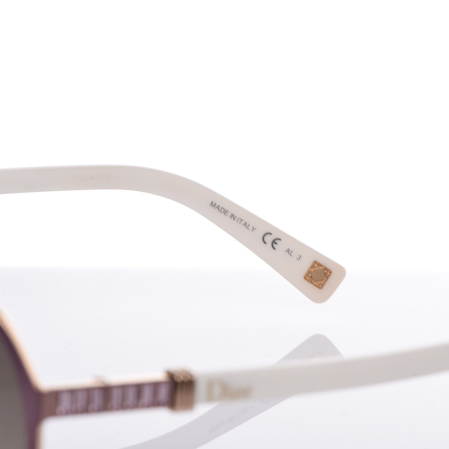 Christian Dior Chicago 2 Aviator Sunglasses White 6 of 12