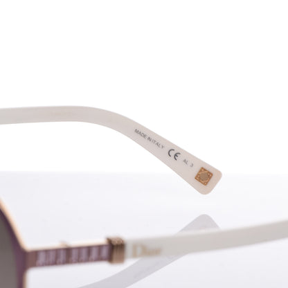 Christian Dior Chicago 2 Aviator Sunglasses White 6 of 12