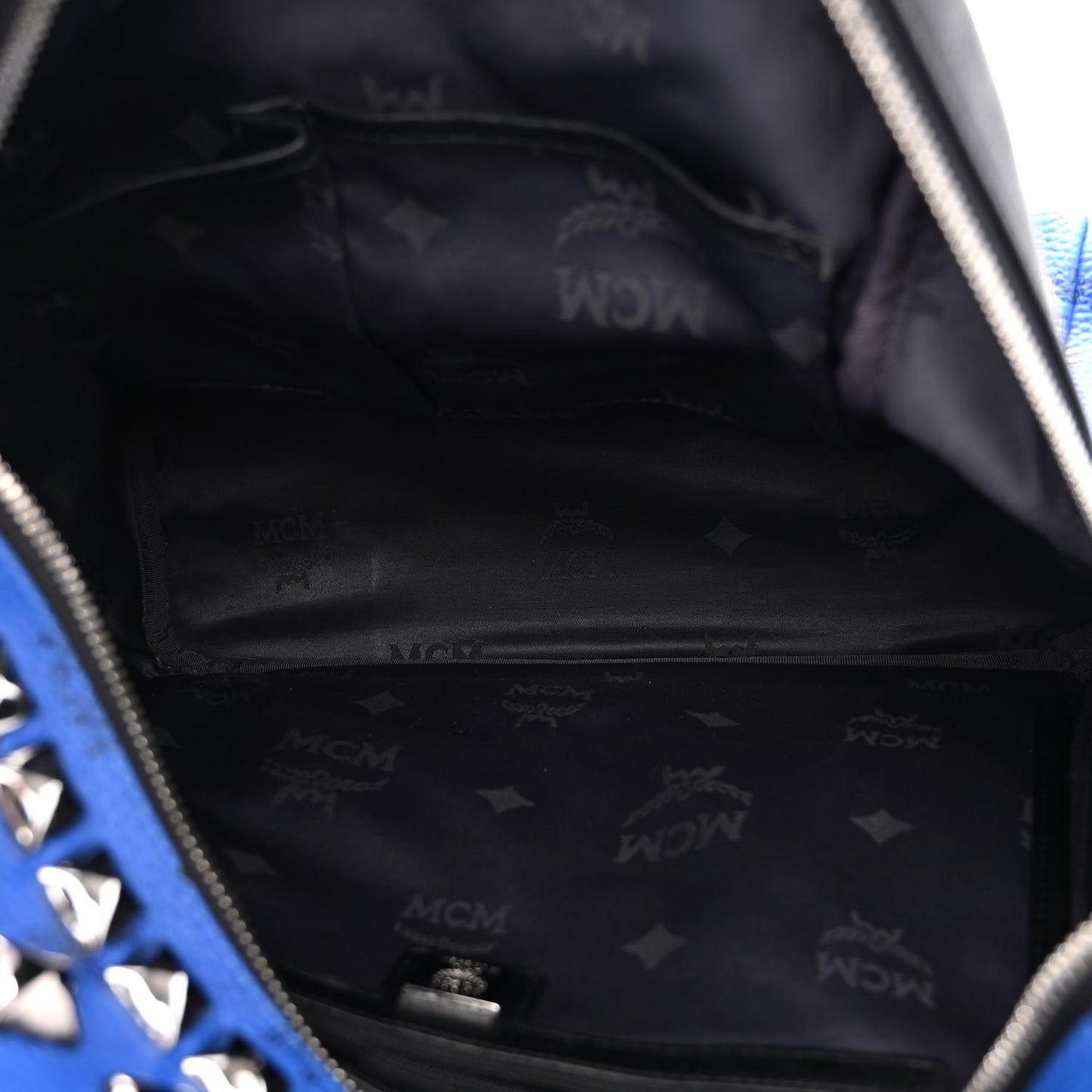 Visetos Studded Colorblock Stark Brock Backpack Blue