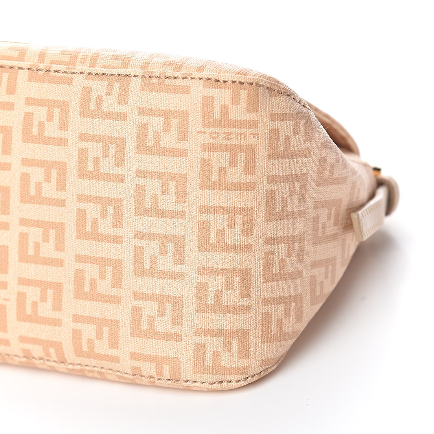 Fendi Zucchino Spalmati Vitello Mini Mama Baguette Vacchetta Camelia 9 of 11