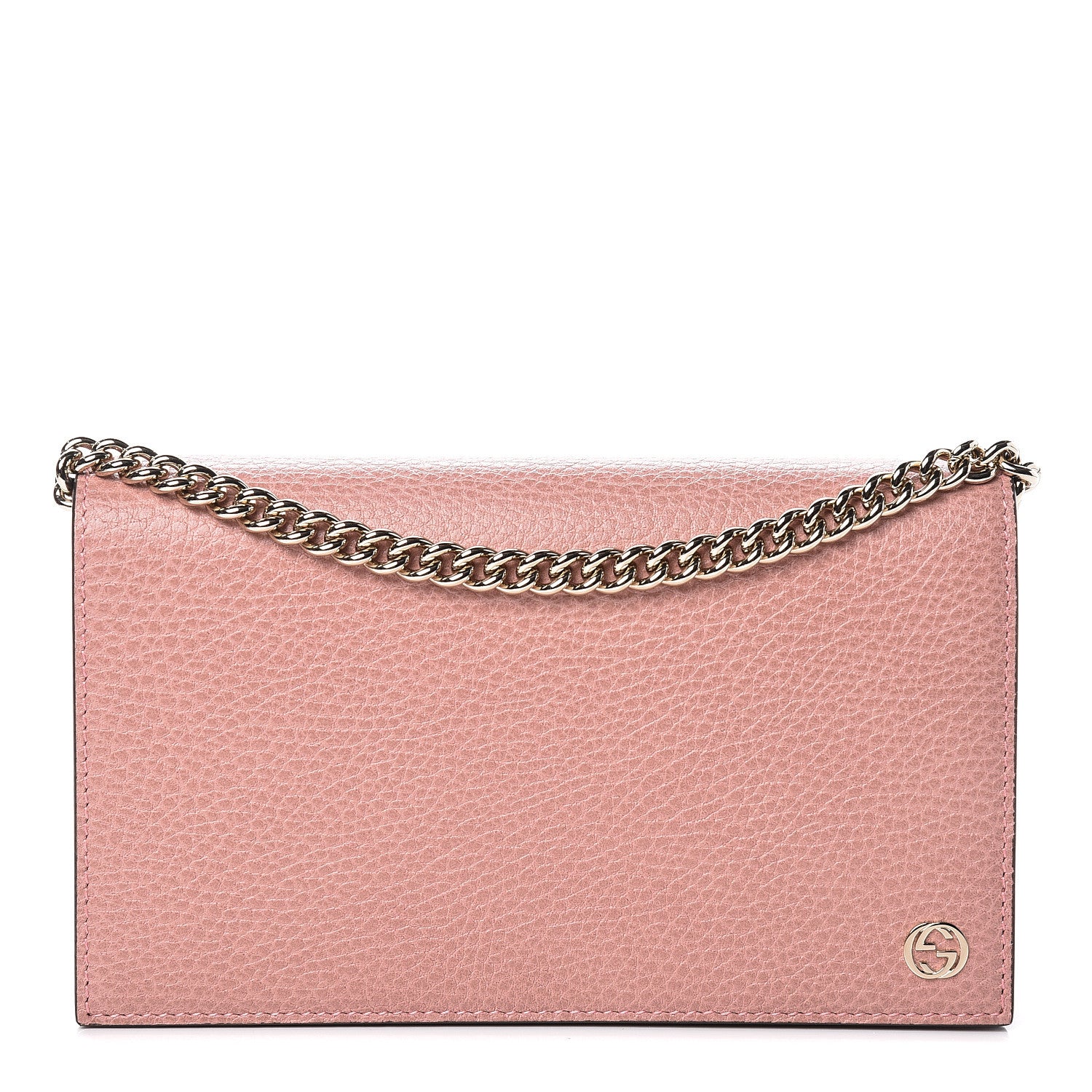 Gucci Dollar Calfskin Medium Betty Chain Wallet Soft Pink 1 of 10