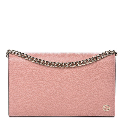 Gucci Dollar Calfskin Medium Betty Chain Wallet Soft Pink 1 of 10
