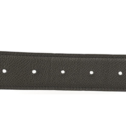 Hermes Epsom Reversible 32mm Belt Strap 85 34 Etain Bleu Glacier 3 of 6