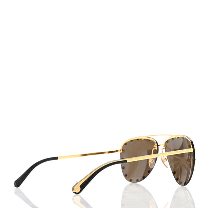 Louis Vuitton Aviator Sunglasses Z1115U Brown 4 of 7