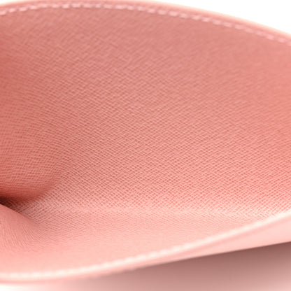 Louis Vuitton Calfskin Felicie Card Holder Insert Rose Ballerine 5 of 6