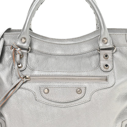 Balenciaga Chevre Classic Silver Hardware City Silver 9 of 11