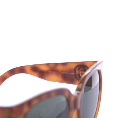 Gucci Acetate Square Frame Sunglasses GG0142SA Tortoise 5 of 7
