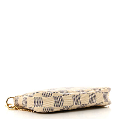 Louis Vuitton Damier Azur Mini Pochette Accessories 4 of 7