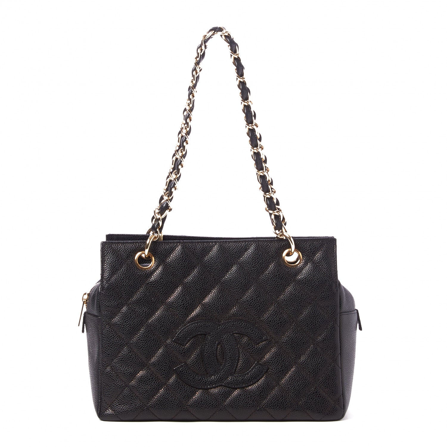 Chanel Caviar Quilted Petit Timeless Tote PTT Black 6 of 9