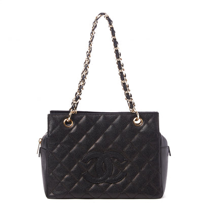 Chanel Caviar Quilted Petit Timeless Tote PTT Black 6 of 9