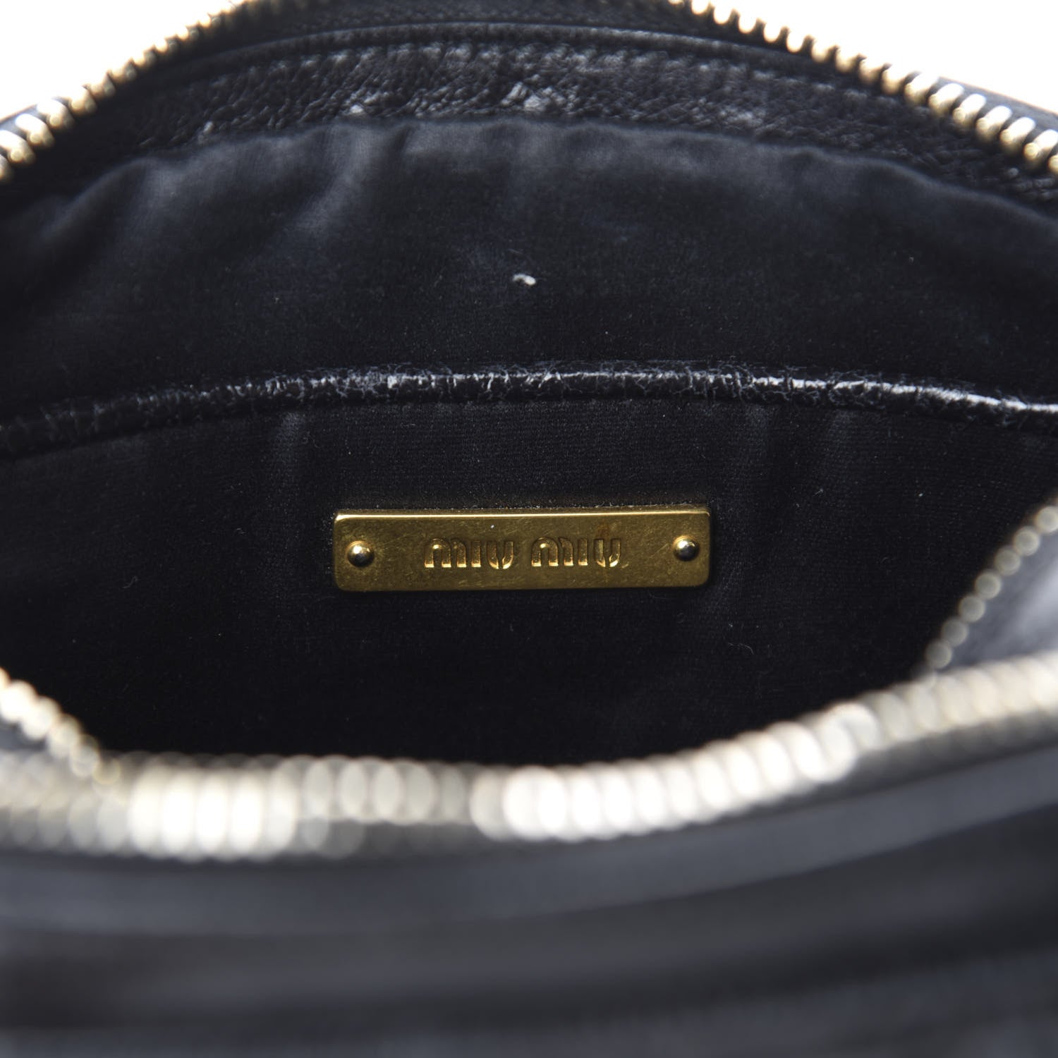 Miu Miu Vitello Lux Matelasse Camera Bag Black 8 of 9