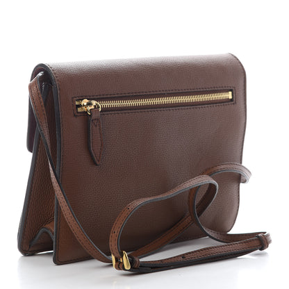 Burberry Derby Calfskin House Check Small Macken Crossbody Bag Tan 3 of 11