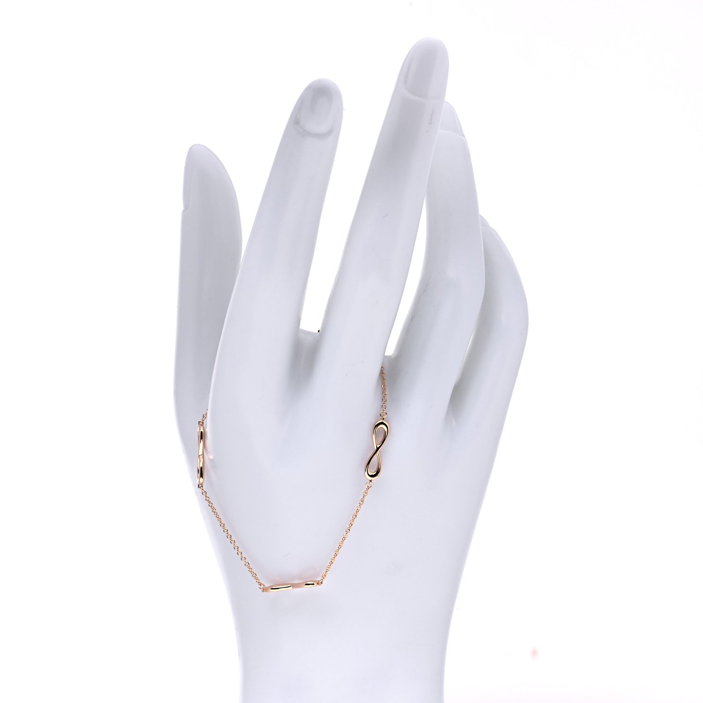 18K Rose Gold Infinity Endless Bracelet