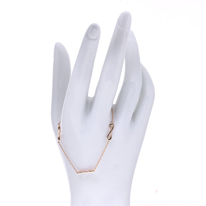 Tiffany 18K Rose Gold Infinity Endless Bracelet 2 of 6