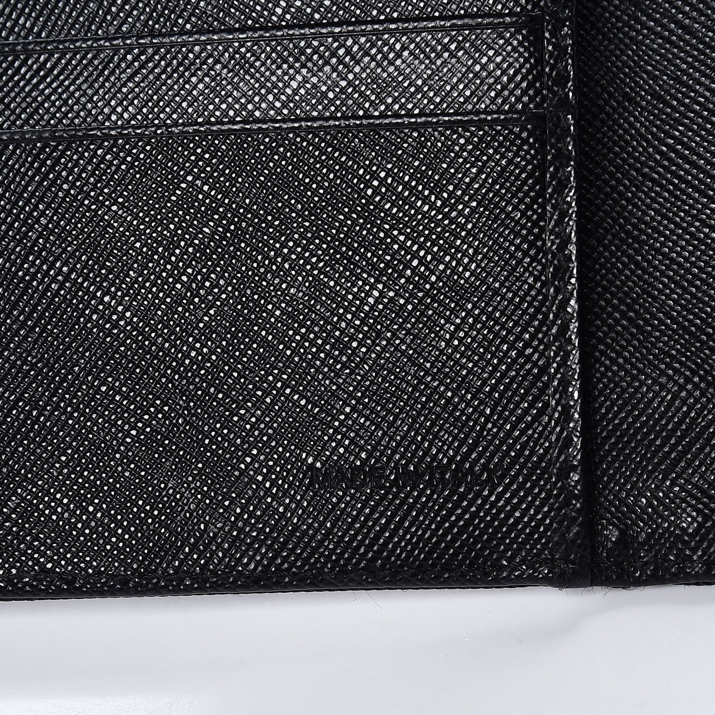 Tessuto Nylon French Wallet Black