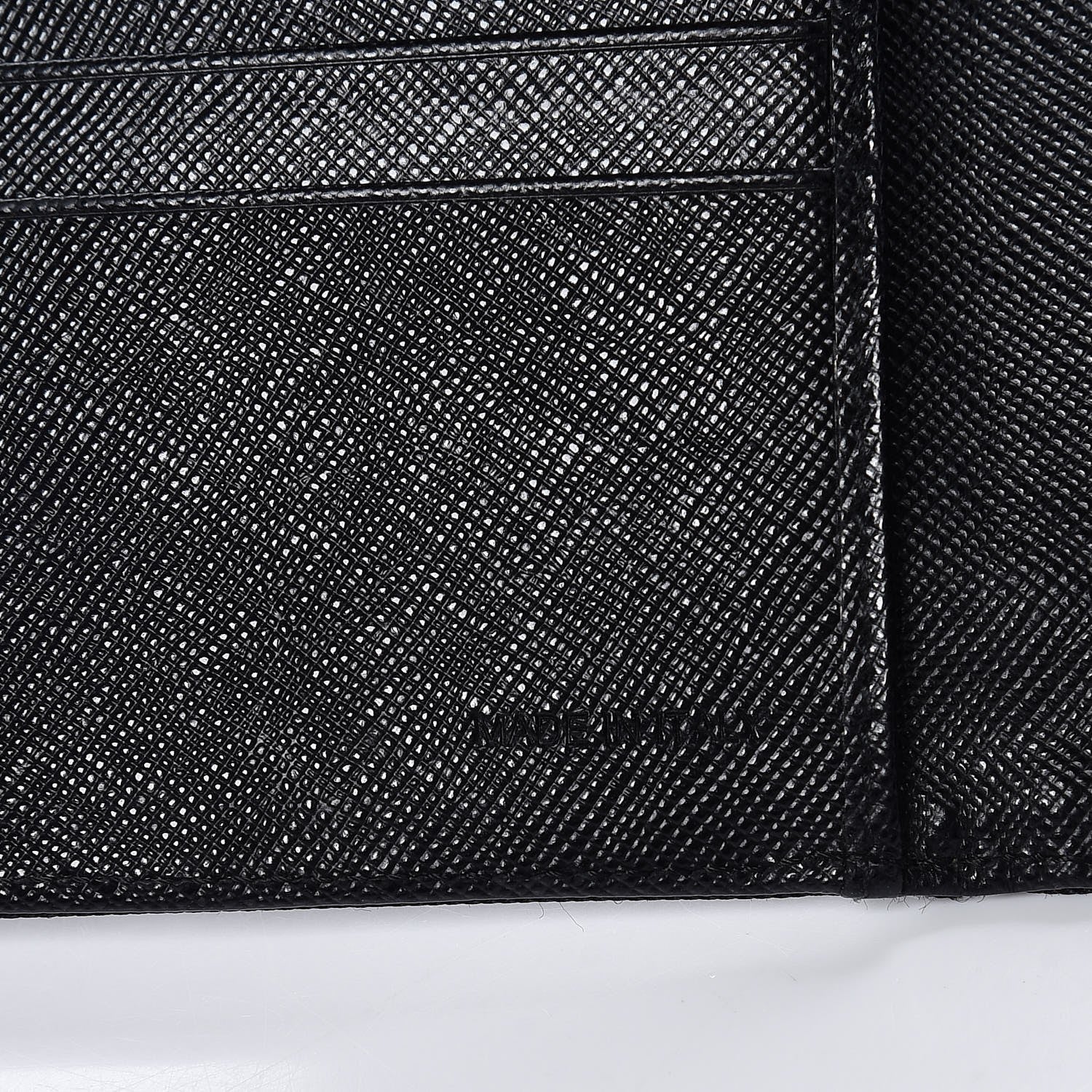Prada Tessuto Nylon French Wallet Black 6 of 10