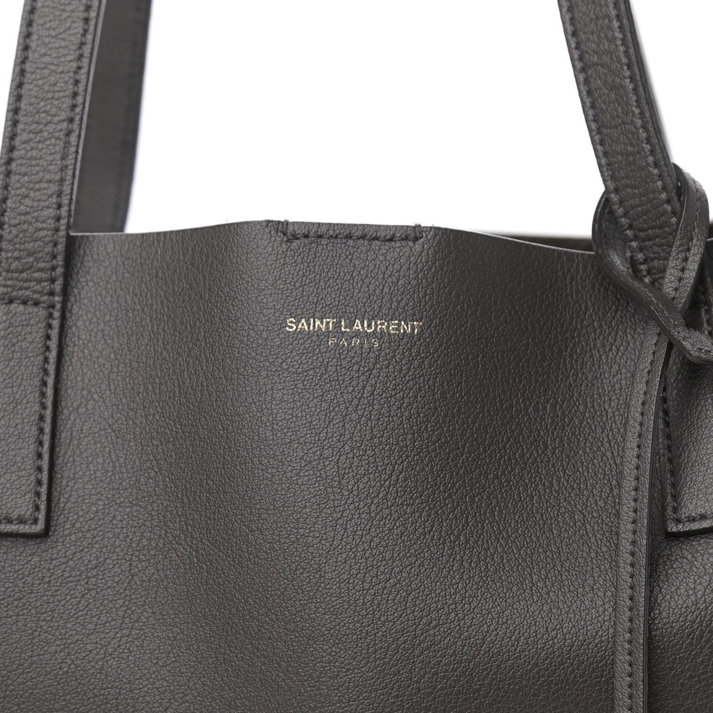 Calfskin East West Shopping Tote Fog