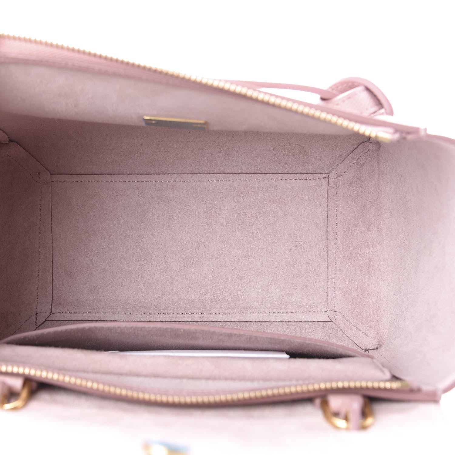 Celine Grained Calfskin Micro Belt Bag Vintage Pink 5 of 11