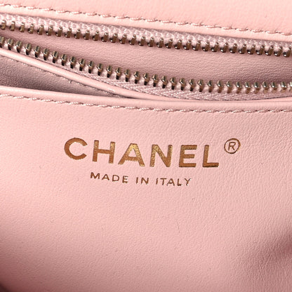 Chanel Lambskin Quilted Small Sweet Camellia Flap Light Pink 6 of 9