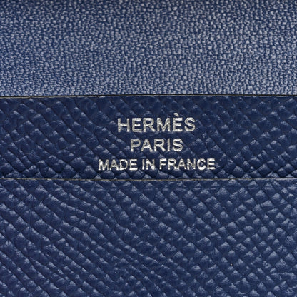 Hermes Epsom Mini Bearn Wallet Bleu Saphir 6 of 7