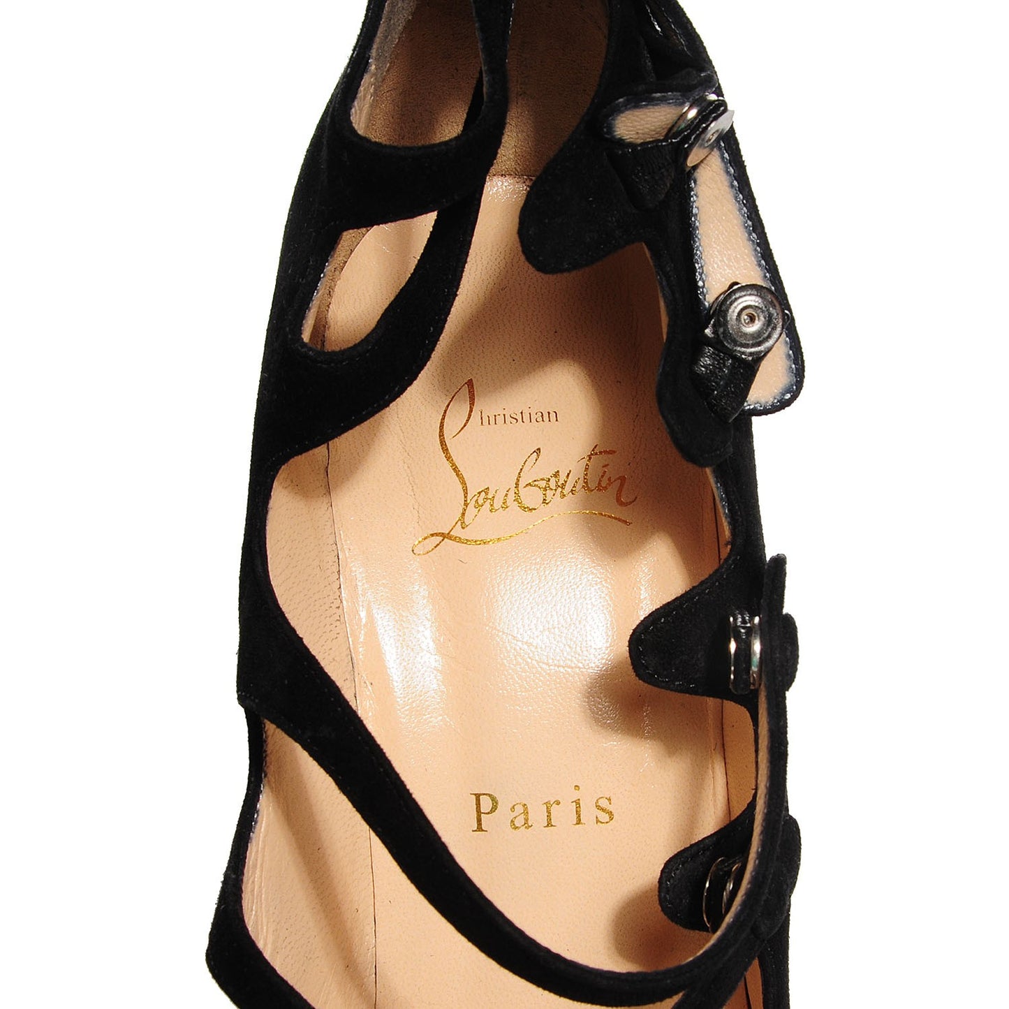 Suede Viennana 120 Strappy Booties 40 Black