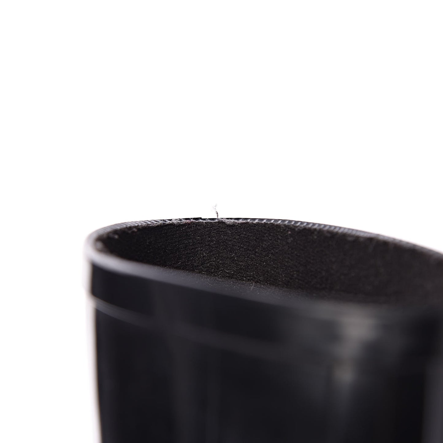 Rubber Camellia Rain Boots 40 Black