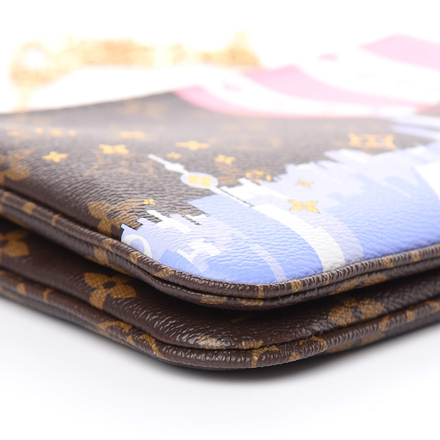 Monogram 2019 Christmas Animation Double Zip Pochette