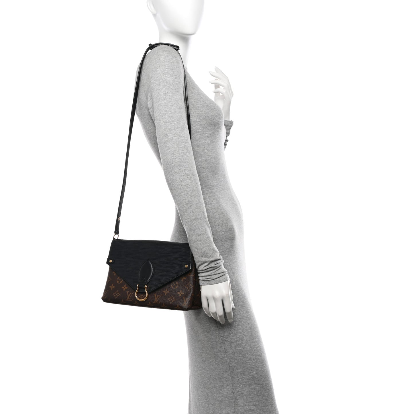 Epi Monogram Saint Michel Black