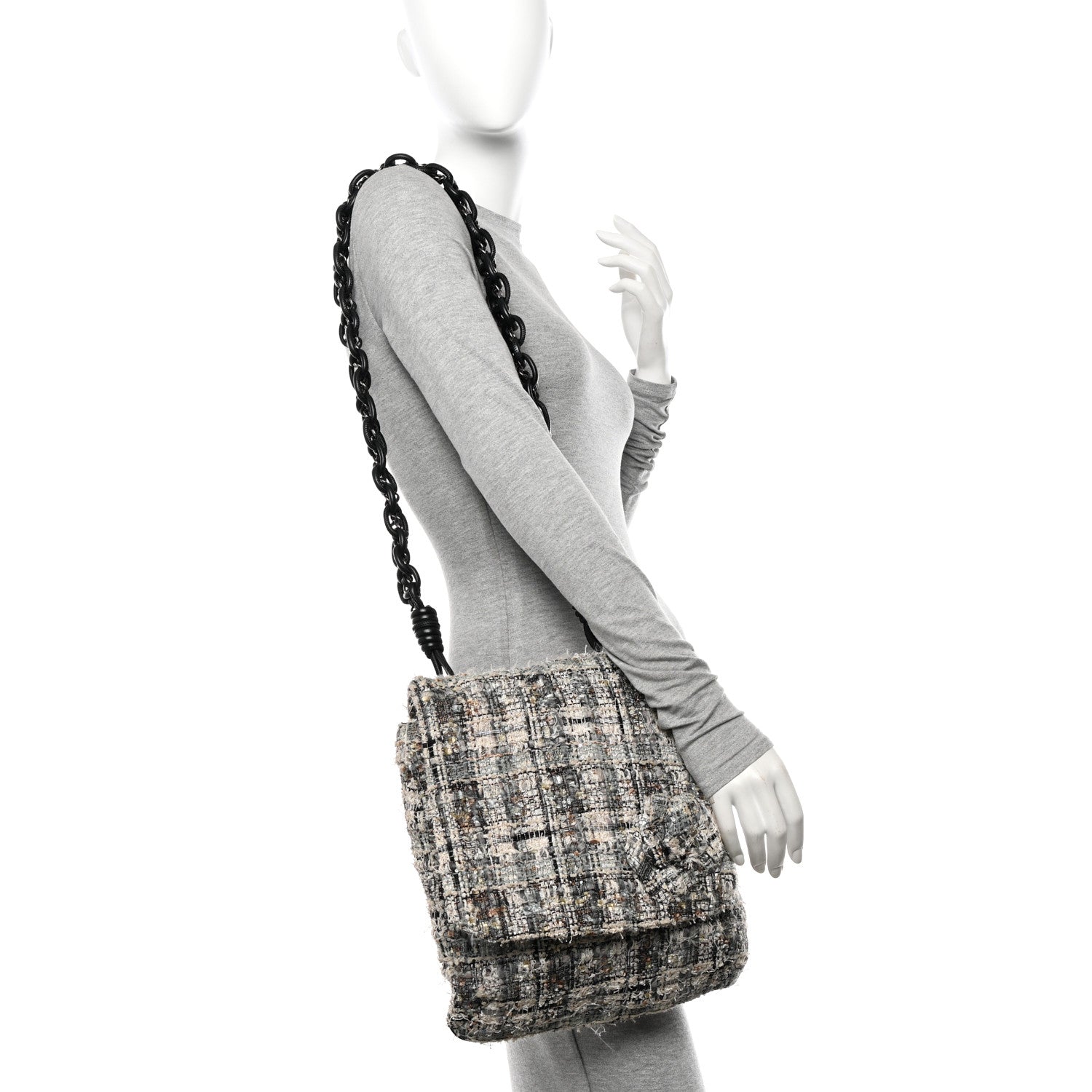 Chanel Tweed Camellia Messenger Multicolor 2 of 12