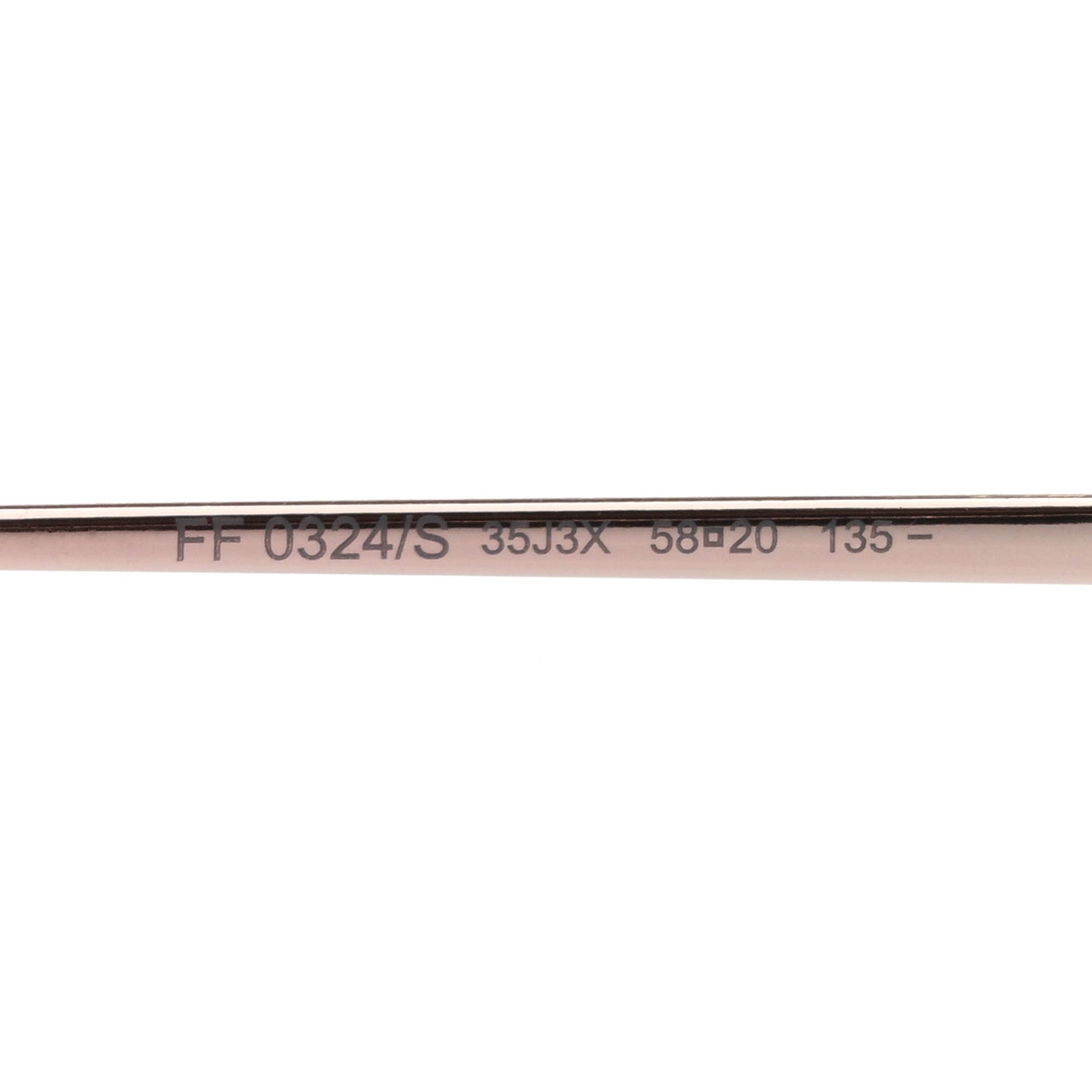Fendi Crystal Round Sunglasses FF0324/S Rose 5 of 6