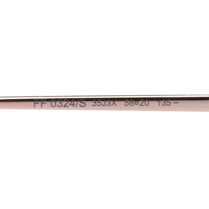 Fendi Crystal Round Sunglasses FF0324/S Rose 5 of 6