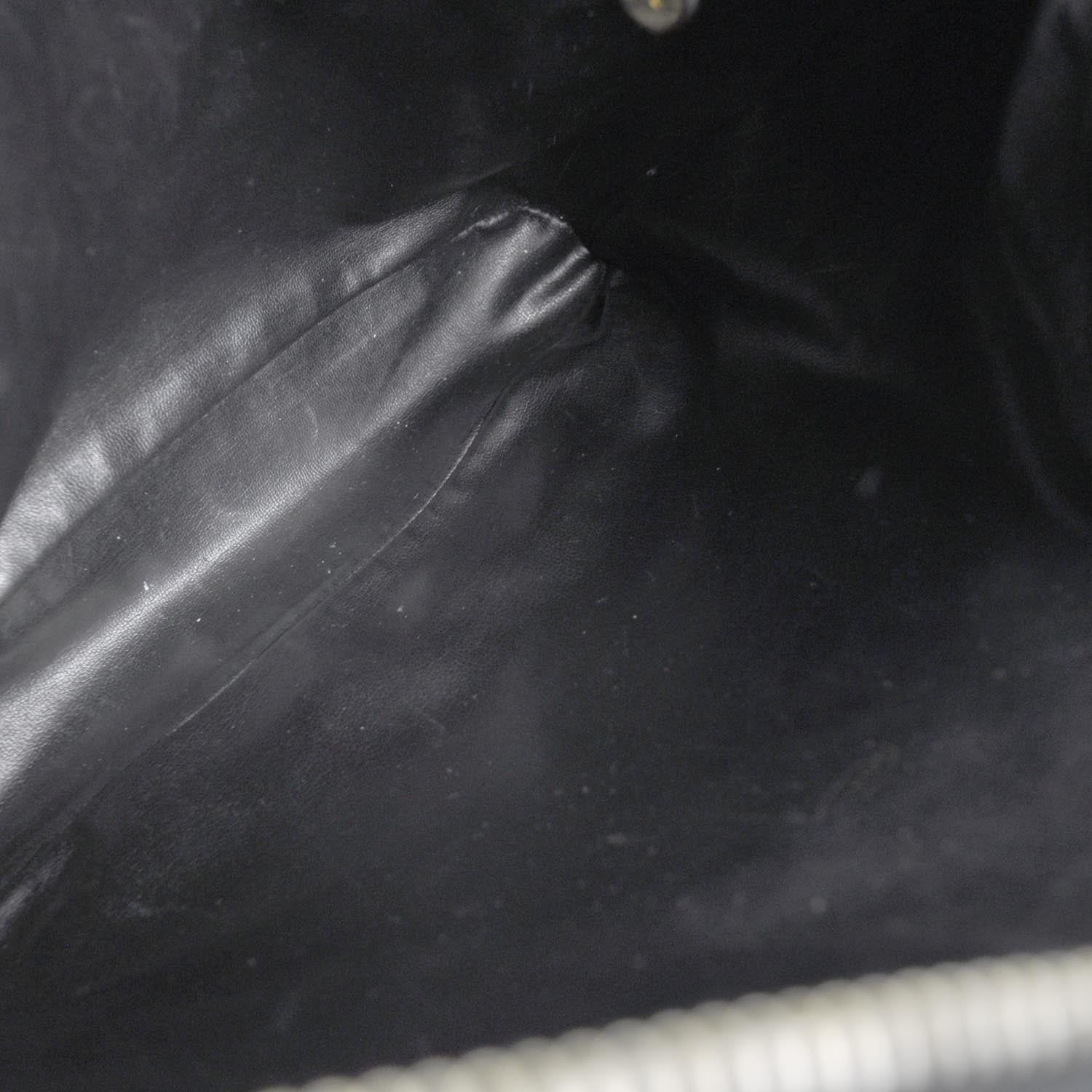 Chanel Lambskin Quilted Shopper Tote Black GHW 6 of 9