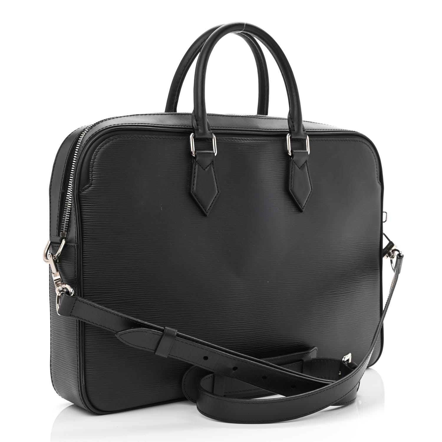 Louis Vuitton Epi Dandy MM Briefcase Black 3 of 13