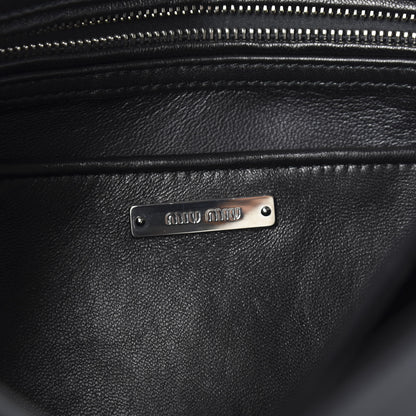 Miu Miu Nappa Matelasse Club Shoulder Bag Black 5 of 8
