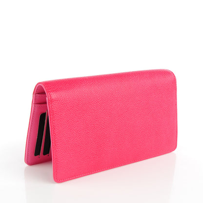 Chanel Caviar Yen Wallet Red Pink 3 of 8