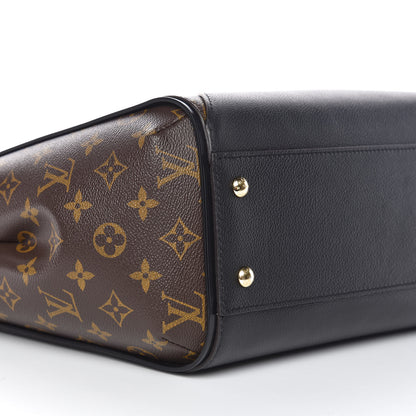 Louis Vuitton Calfskin Monogram Kimono Tote Black 5 of 10