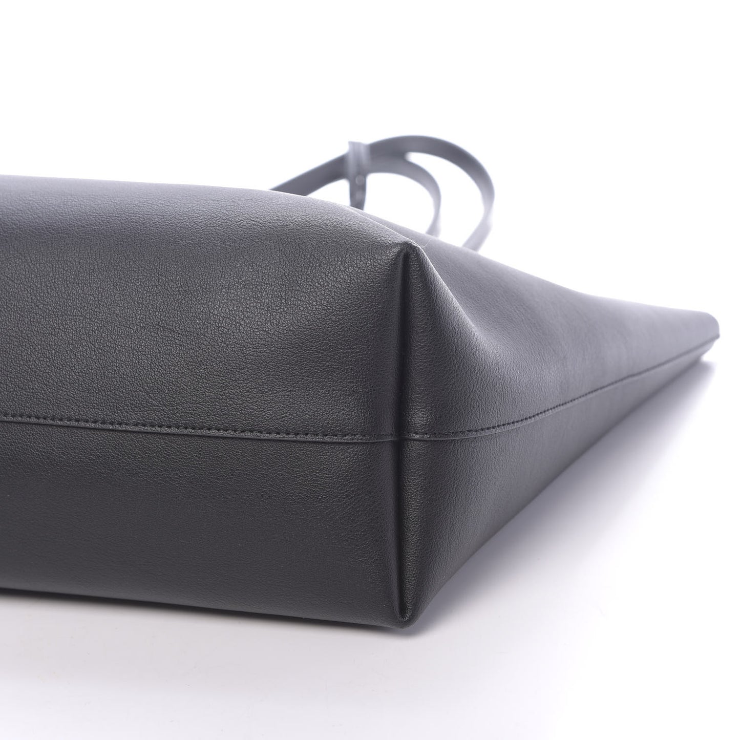 Calfskin Large Shopping Tote Black