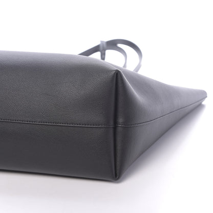 Saint Laurent Calfskin Large Shopping Tote Black 10 of 10