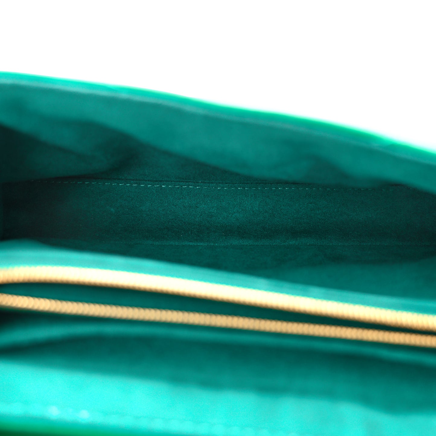 Calfskin New Wave Chain Bag MM NM Emerald
